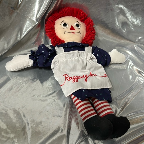 Classic Raggedy Ann Doll Applause Johnny Gruelle Plush 17" Vintage 1991 - Picture 1 of 6